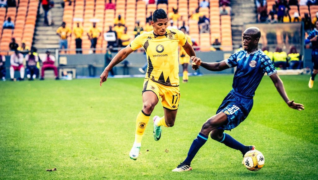 Edson Castillo in action for Kaizer Chiefs in the DStv Premiership