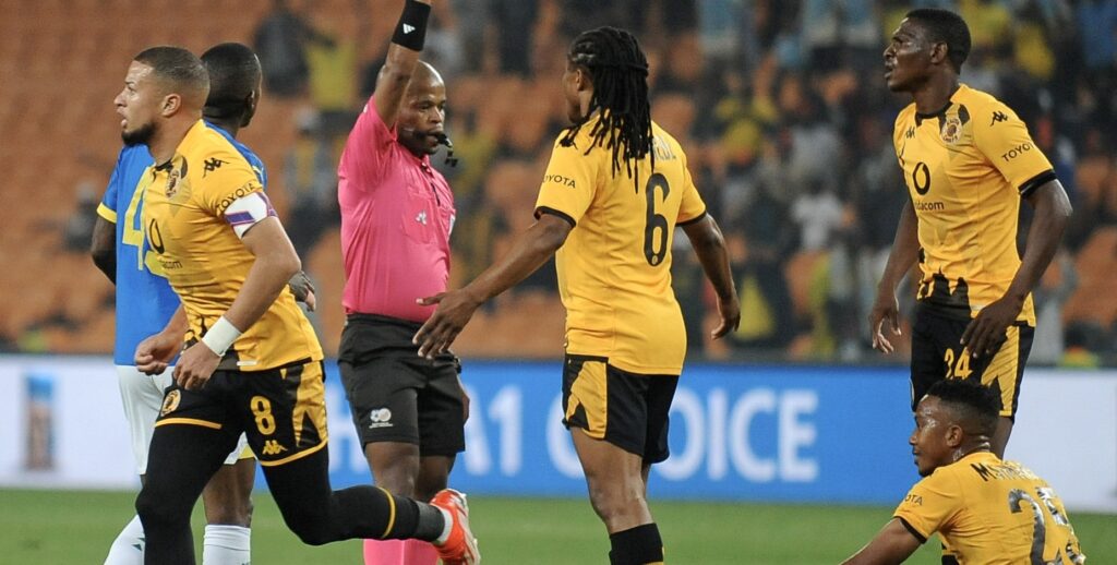 Given Msimango sent off during the Kaizer Chiefs clash Mamelodi Sundowns