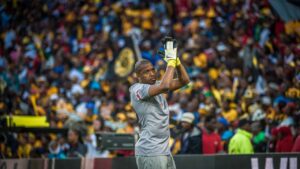 Itumeleng Khune of Kaizer Chiefs during a game