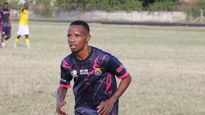 Joseph Molangoane in action for Limpopo ABC Motsepe League side Sunrise FC