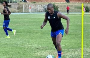 Judas Moseamedi during Maritzburg United training