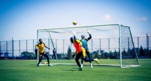 Kaizer Chiefs goalkeepers at training