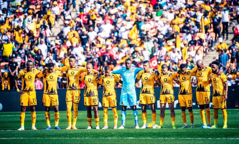 Kaizer Chiefs players before a game