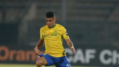 Keegan Dolly in action for Mamelodi Sundowns