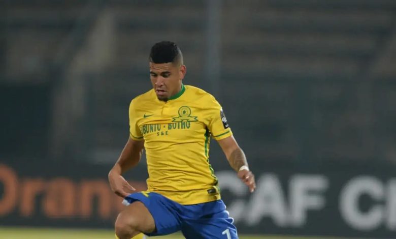 Keegan Dolly in action for Mamelodi Sundowns