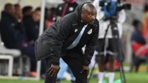 Lehlohonolo Seema of Sekhukune United during a game