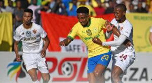 Mamelodi Sundowns in action against Stellenbosch FC