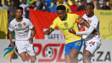 Mamelodi Sundowns in action against Stellenbosch FC