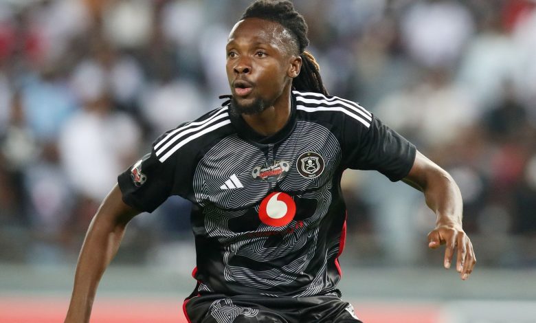 Olisa Ndah in action for Orlando Pirates