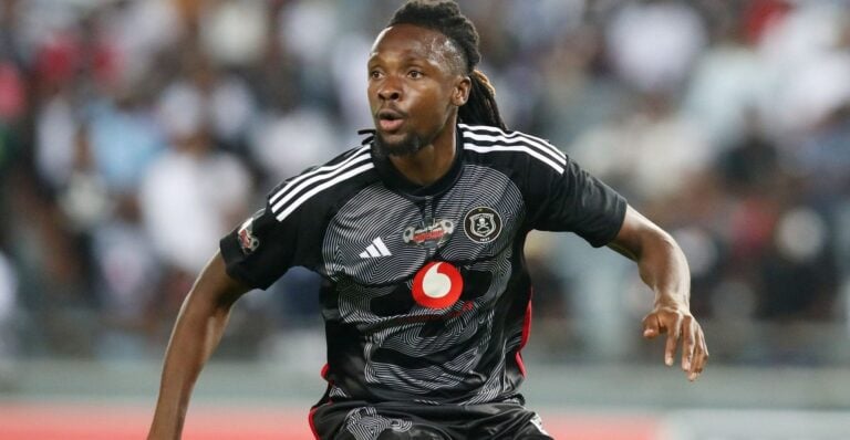 Olisa Ndah in action for Orlando Pirates