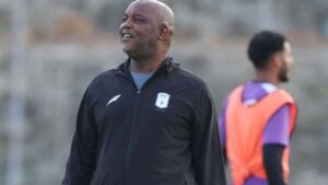 Pitso Mosimane's Abha Club played against Al-Khaleej