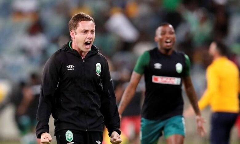 Romain Folz during their stint at AmaZulu FC, where he beat Kaizer Chiefs 4-0, the masterclass