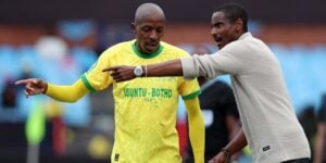 Rulani Mokwena in action for Mamelodi Sundowns