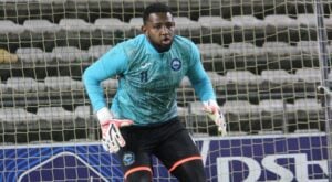 Salim Magoola in action for Richards Bay FC