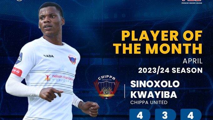 Chippa United forward Sinoxolo Kwayiba