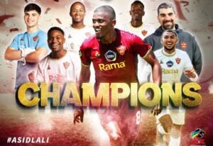 Stellenbosch FC for the 2023/24 DStv Diski Challenge champions. They beat Mamelodi Sundowns to the title