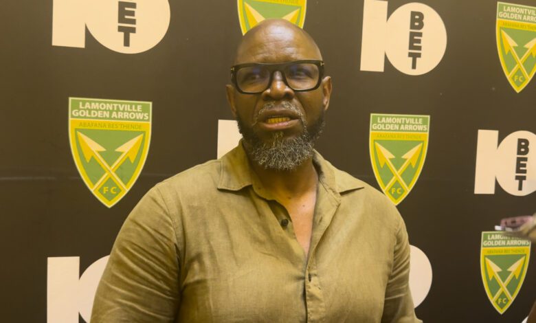 Komphela backs Golden Arrows forward to represent Bafana Bafana in future
