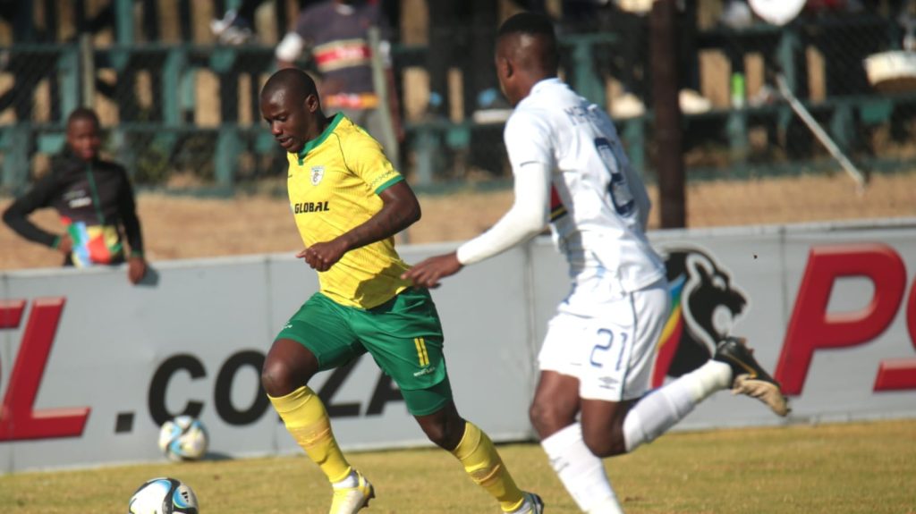 Baroka FC in action against AmaTuks in the playoffs