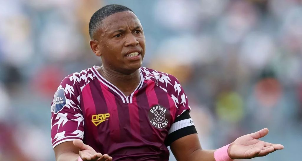 Andile Jali in action for Moroka Swallows