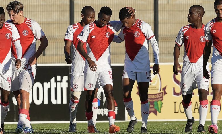 Cape Town Spurs players during a DStv Premiership match