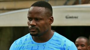 AmaTuks goalkeeper Edward Maova