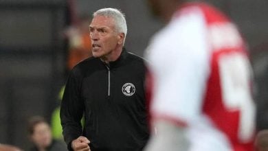 Ernst Middendorp in Cape Town Spurs colours