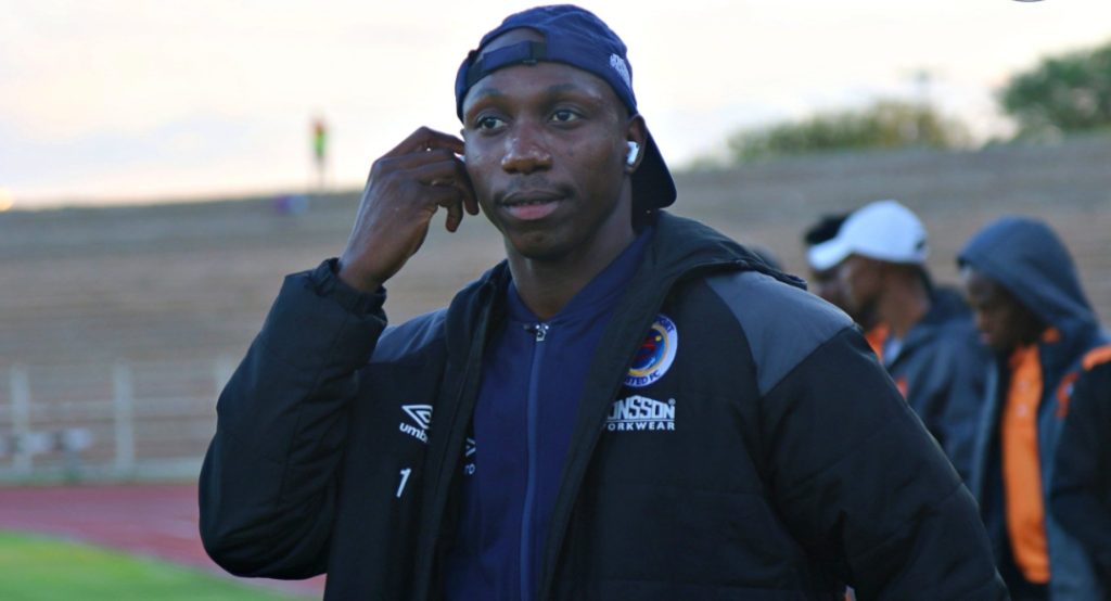 Etiosa Ighodaro during his loan spell at SuperSport United