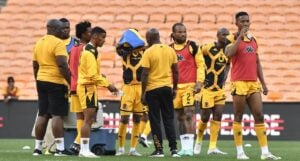 Given Msimango and his Kaizer Chiefs teammates