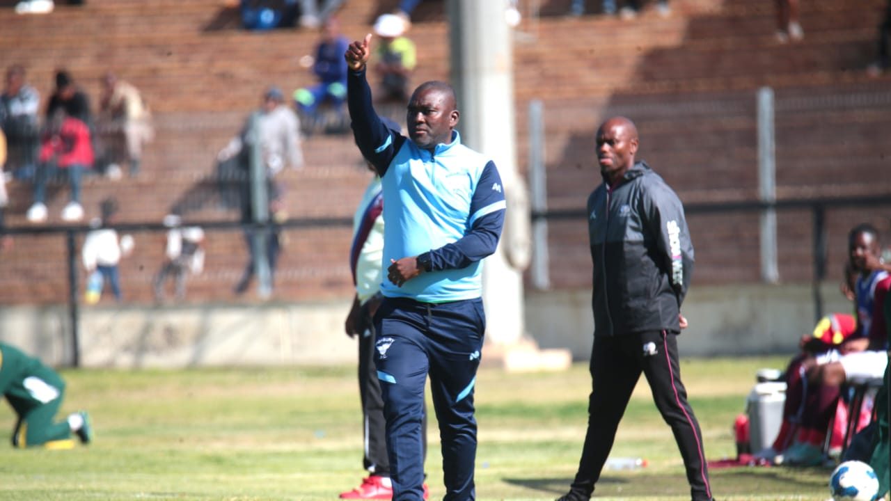 ABC Motsepe League side Highbury FC head coach Kabelo Sibiya 