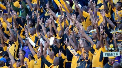 Kaizer Chiefs fans at the stadium