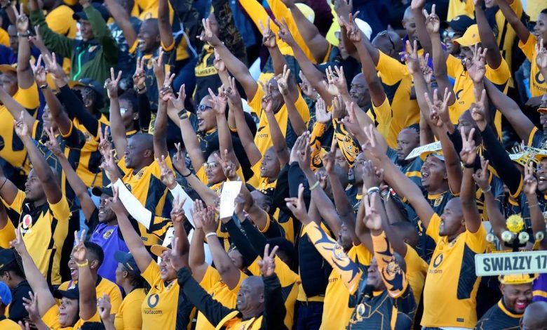 Kaizer Chiefs fans at the stadium
