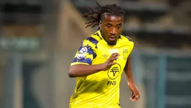 Khanya Leshabela in action for Cape Town City