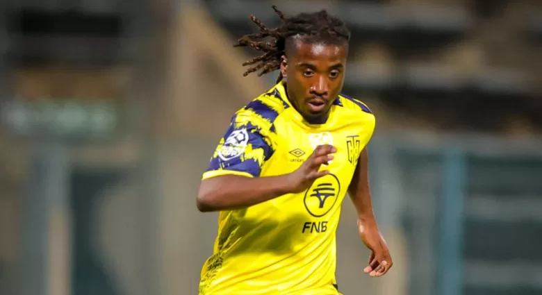 Khanya Leshabela in action for Cape Town City