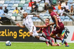 Lehlohonolo Mojela in action for TS Galaxy