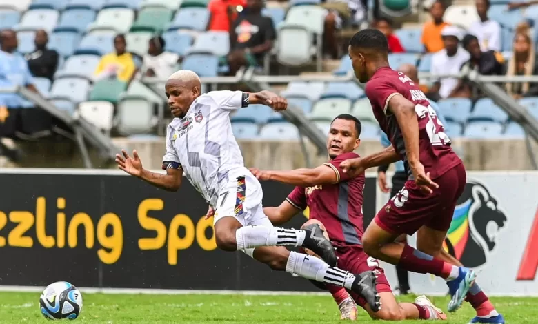 Lehlohonolo Mojela in action for TS Galaxy