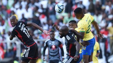 Evidence Makgopa in action for Orlando Pirates