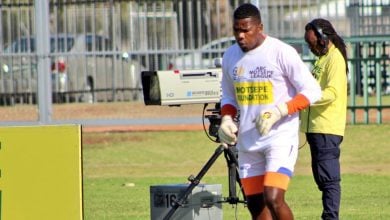 Highbury FC goalkeeper Mlungisi Mazibuko