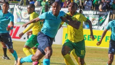 Morgan Mammila's Baroka FC in action against Richards Bay FC