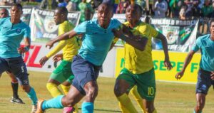 Morgan Mammila's Baroka FC in action against Richards Bay FC