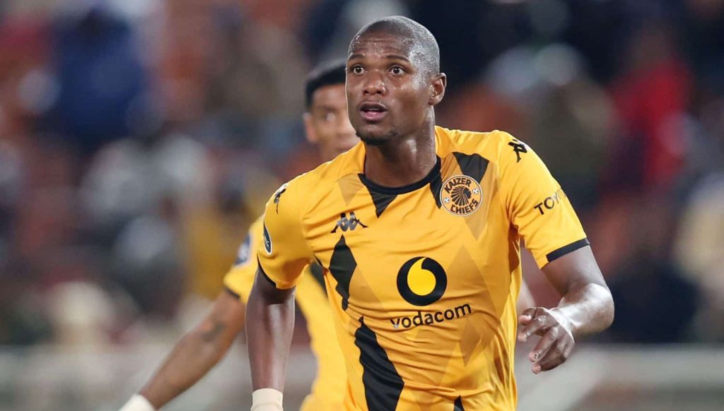 Njabulo Ngcobo of Kaizer Chiefs in action