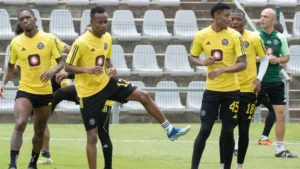 Orlando Pirates players during a training session