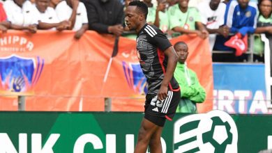 Patrick Maswanganyi during Orlando Pirates match in the Nedbank Cup