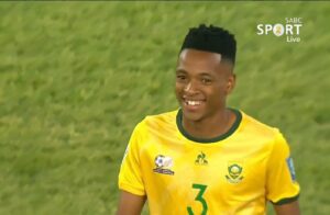 Relebohile Mofokeng of Bafana Bafana