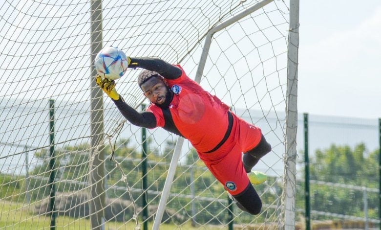 Richards Bay goalkeeper Salim Magoola