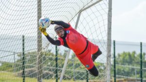 Richards Bay goalkeeper Salim Magoola