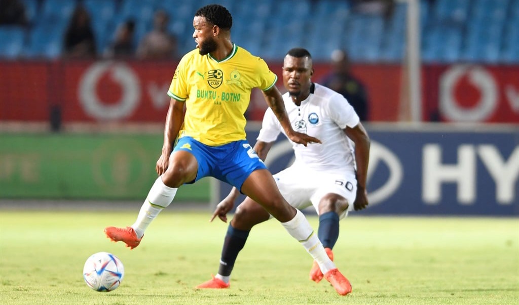 Sipho Mbule in action for Mamelodi Sundowns