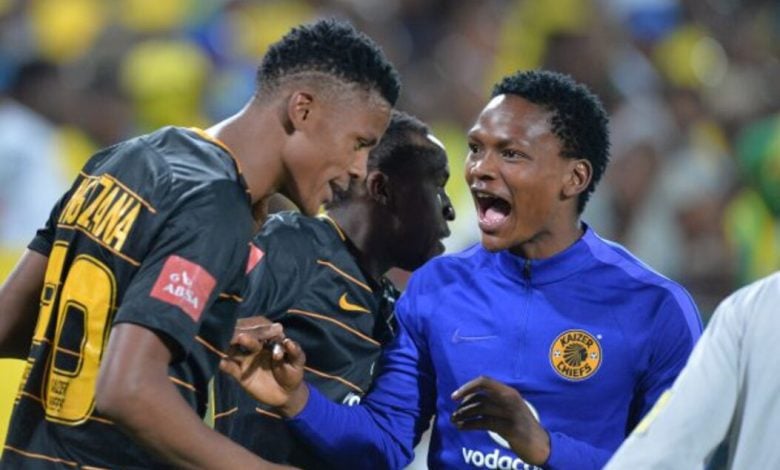 Siyabonga Ngezana and Wiseman Meyiwa during their time at Kaizer Chiefs