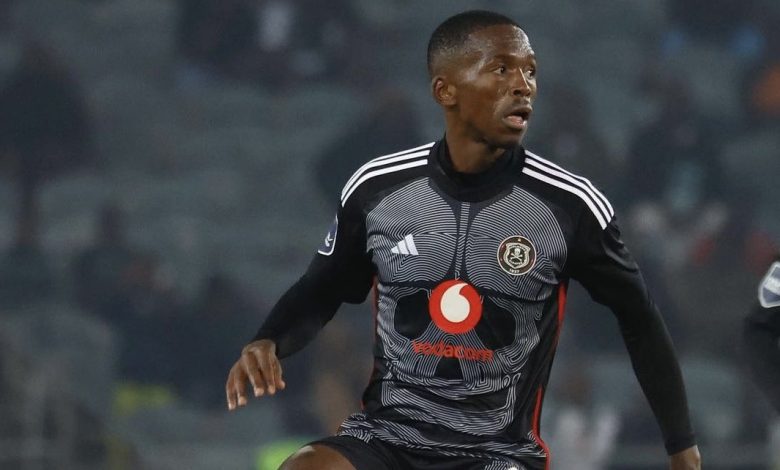 Thabang Monare in action for Orlando Pirates