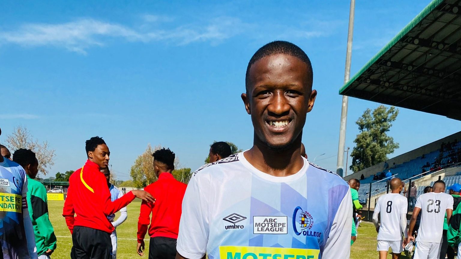 Thuso Moleleki in Orbit College FC colours