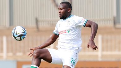 Victor Letsoalo in action for AmaZulu FC